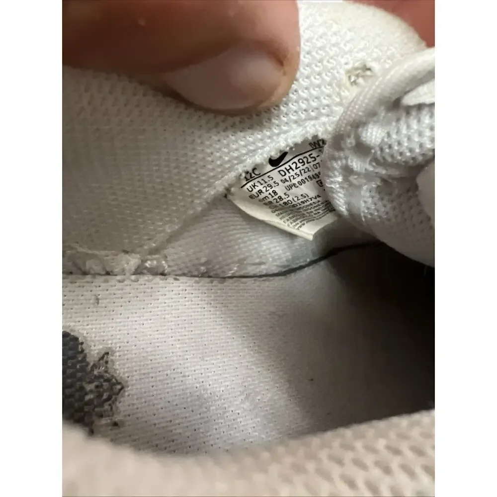 Nike Shoes Kids Size 12C White Air Force 1 Low Leather Sneakers DH2925-111
